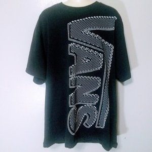 Vans Black/White Double Sided Logo Tee.Size is Lg.